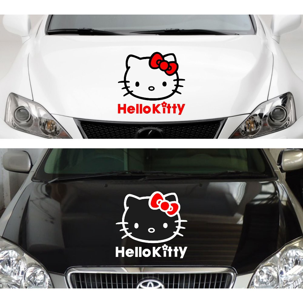 STIKER CUTTING STICKER KACA BODY MOBIL HELLO KITTY 55x55cm TERLARIS Shopee Indonesia