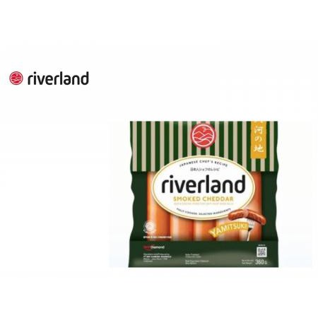 

(Free Tas Belanja) RIVERLAND Smoked Cheddar Sausage 360 Gr / Frozen Food Sosis