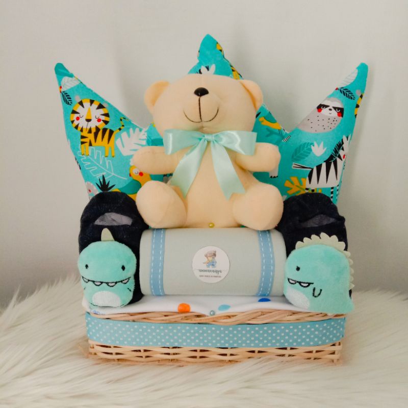 PARCEL BAYI MURAH / KADO BAYI / BABY GIFT / HAMPERS BABY-Blue Dino