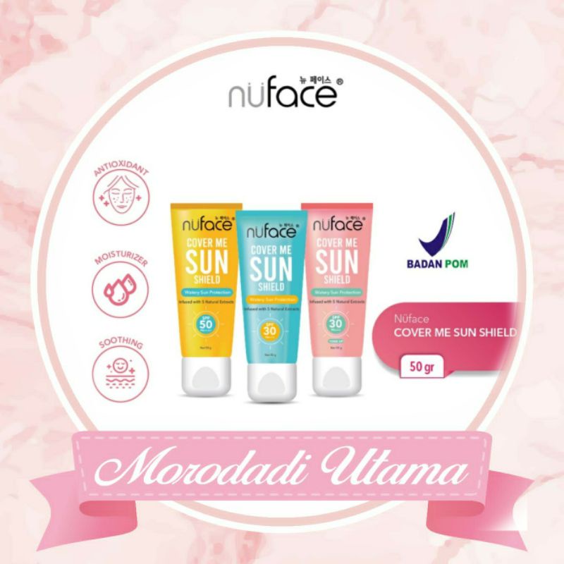 Nu Face SunProtect/Sunscreen/Spf30/spf50