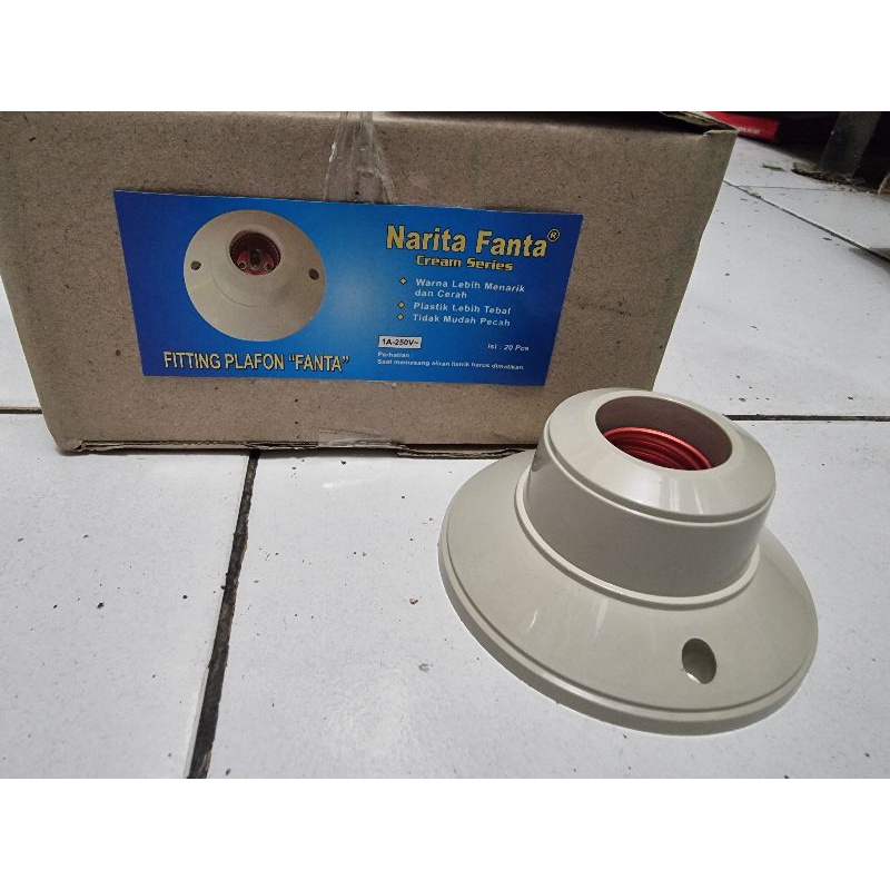 Narita Fanta Fiting Fitting plavon plafon tempel Bulat mirip broco 1212