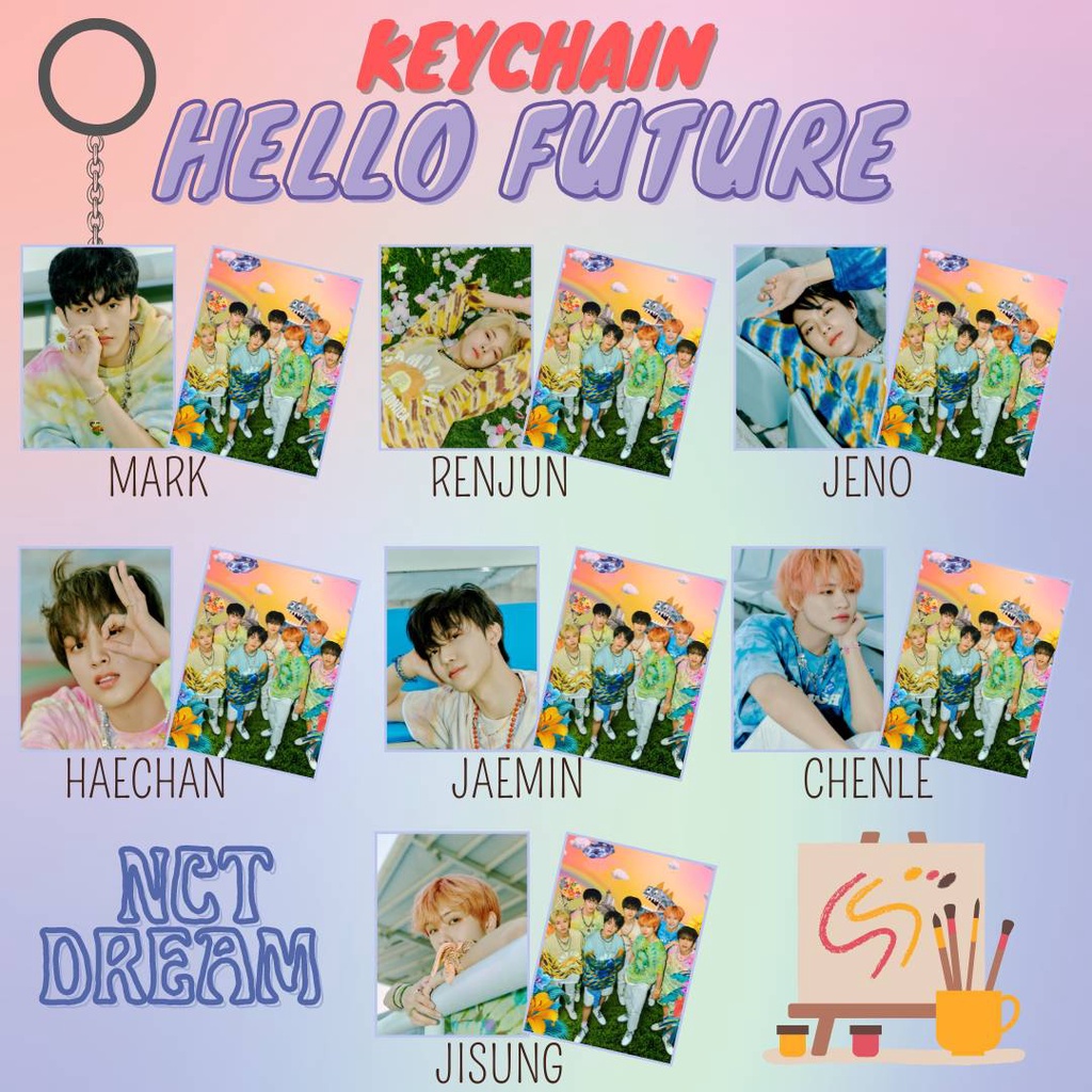 KEYCHAIN HELLO FUTURE NCT DREAM