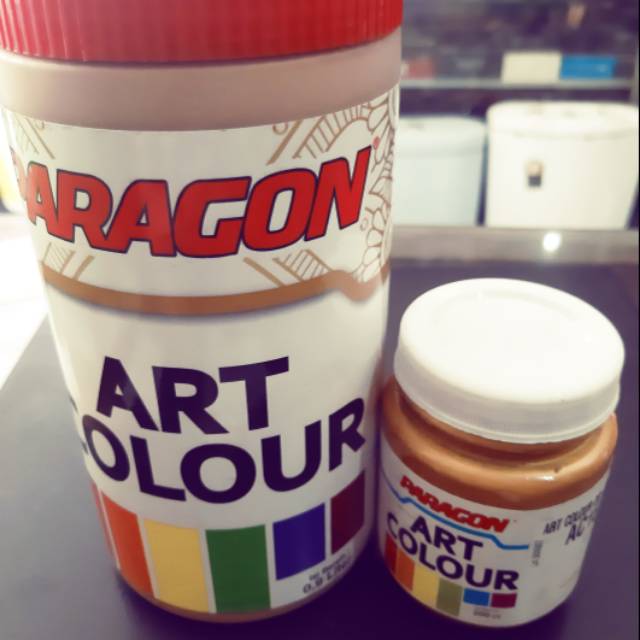 

Cat Emas Gold Hias PARAGON ART COLOUR Cat Dekorasi Lis Gabus Kertas Kain Ornamen