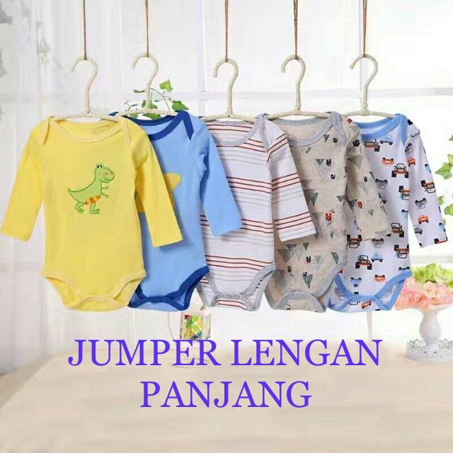 1PCS ECERAN jumper lovelle cart pendek / Jumper lengan panjang / Romper SNI