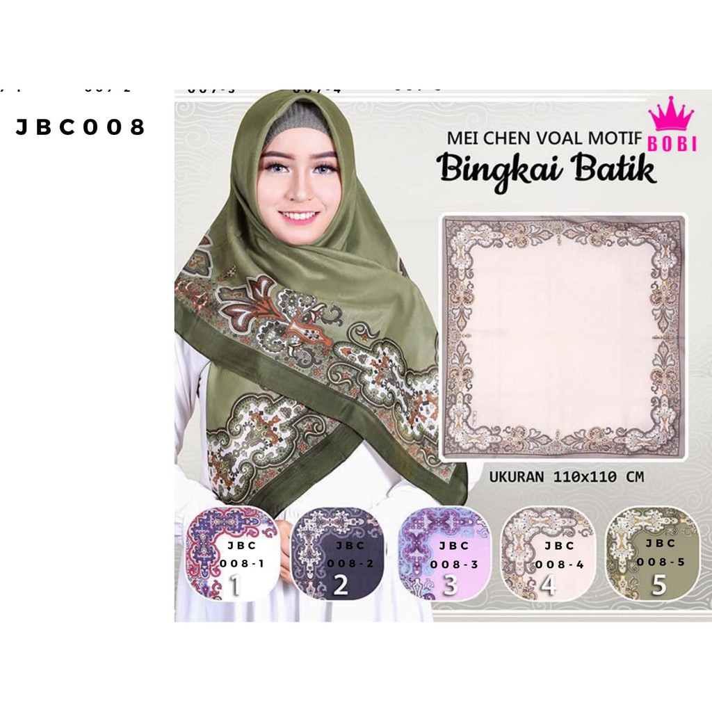 Jilbab Segitiga Mei Chen / Hijab Variasi Warna / Kode JBC008