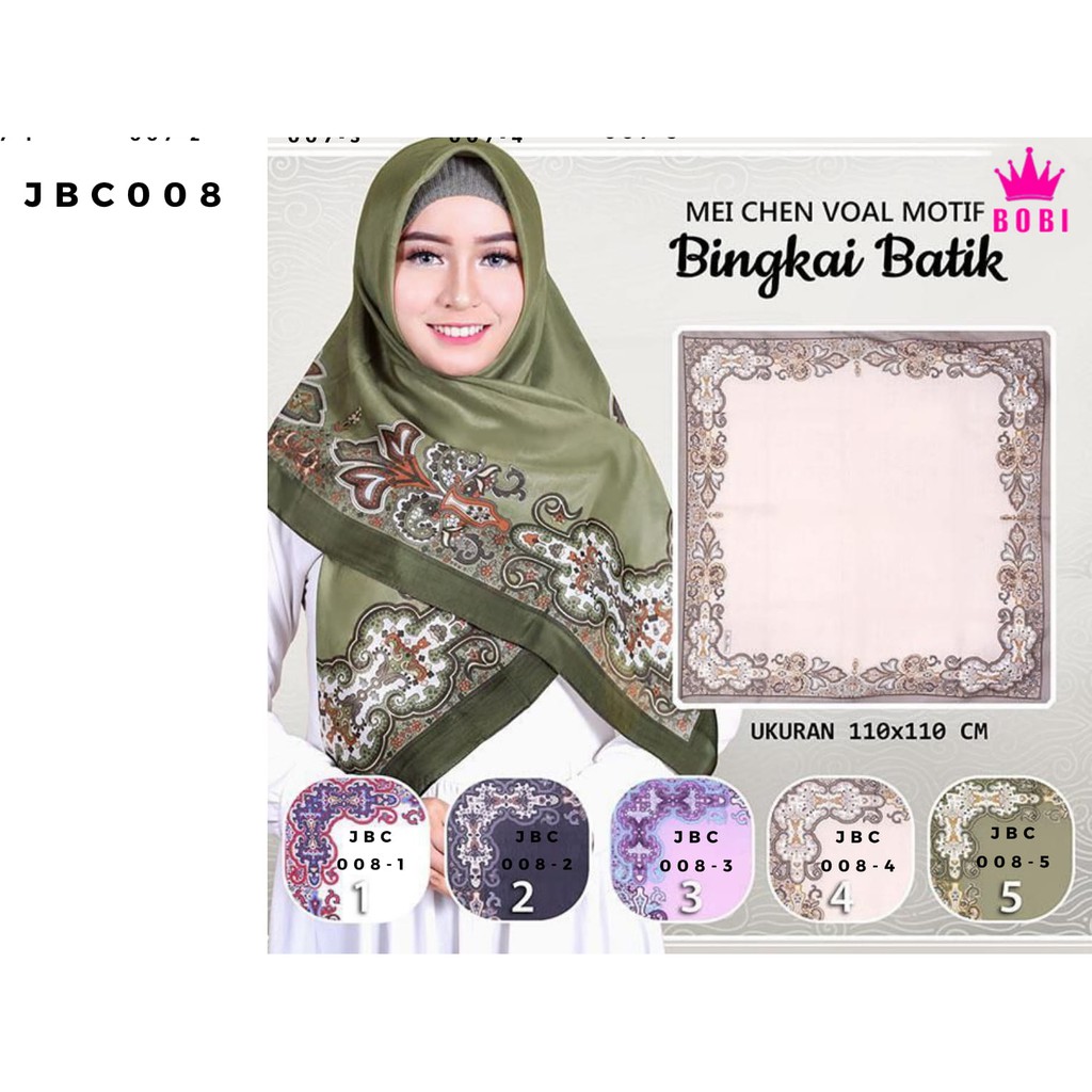 Jilbab Segitiga Mei Chen /  Hijab Variasi Warna / Kode JBC008