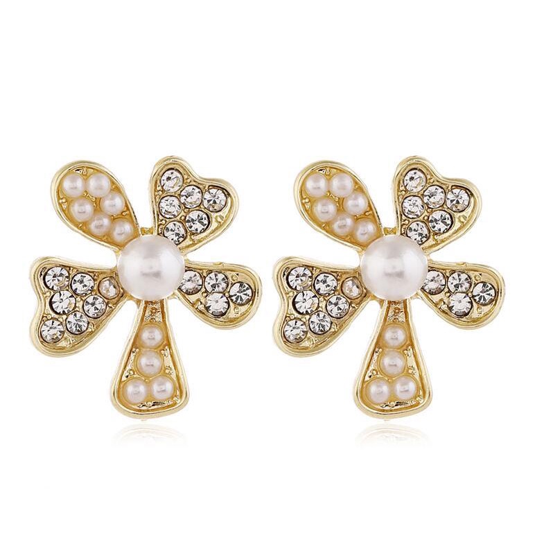 925 jarum perak Korea fashion manis all-match SHANZUAN Bauhinia elegan anting-anting anting-anting b