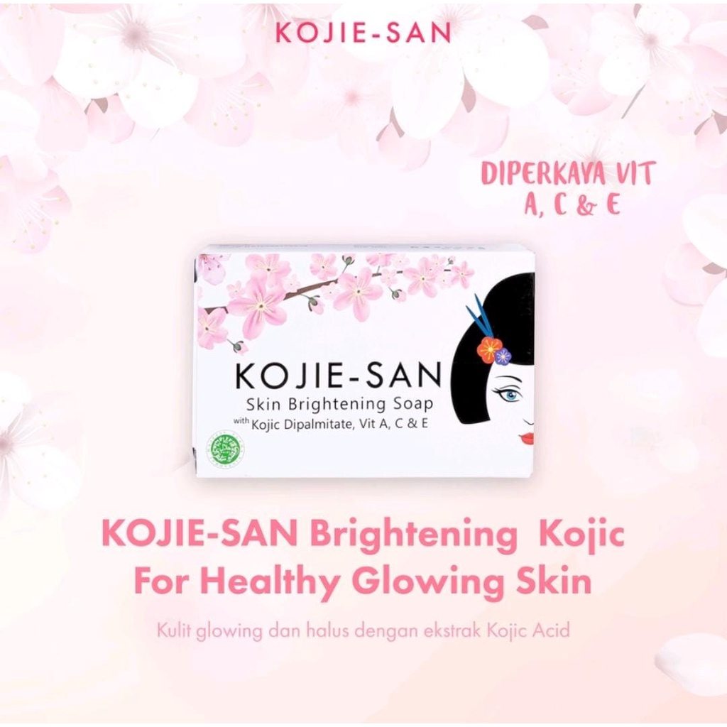 KOJIE SAN Brightening / Goats Milk / Glow Skin Transparant Soap Kojic Acip 65gr 100% original Resmi BPOM