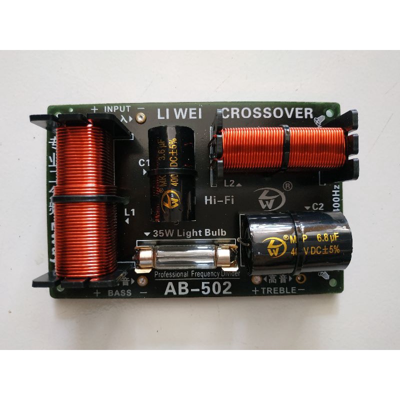 Kit Crossover Pasif 2 Way AB 502