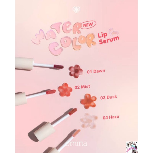 ☃Cutezz_Ching1☃Emina Water Color Lip Serum 2g