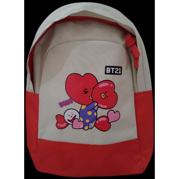 Tas Ransel Anak BT21 Terbaru BTS KPOP Tas Sekolah Anak BT21