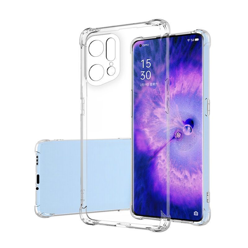 Oppo Find X5 Pro Case Anti Crack Bahan Soft Casing