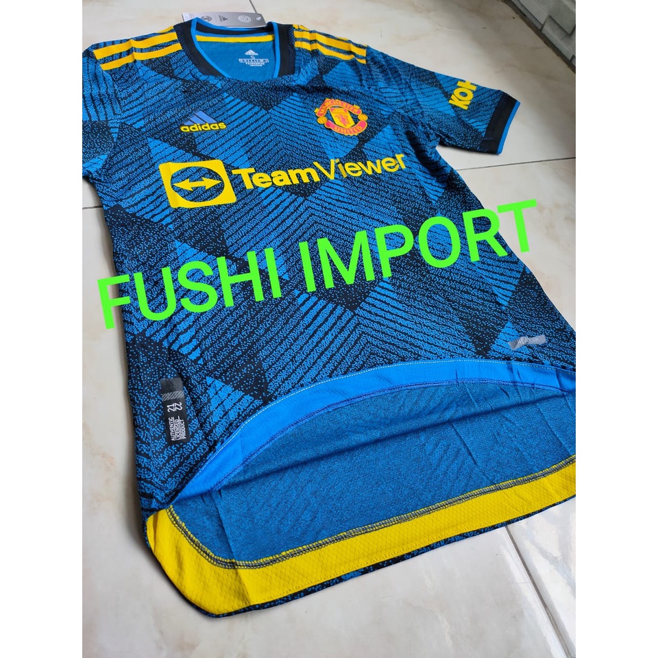 HQ PLAYER ISSUE HEAT RDY - JERSEY BOLA MU 3RD THIRD 2021-2022 HQ HEAT-RDY IMPORT