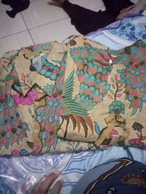 Batik Couple Maura Couple - Sania Ruffle Batik Couple Ori Ndoro Jowi Dnt Garansi Termurah Shopee
