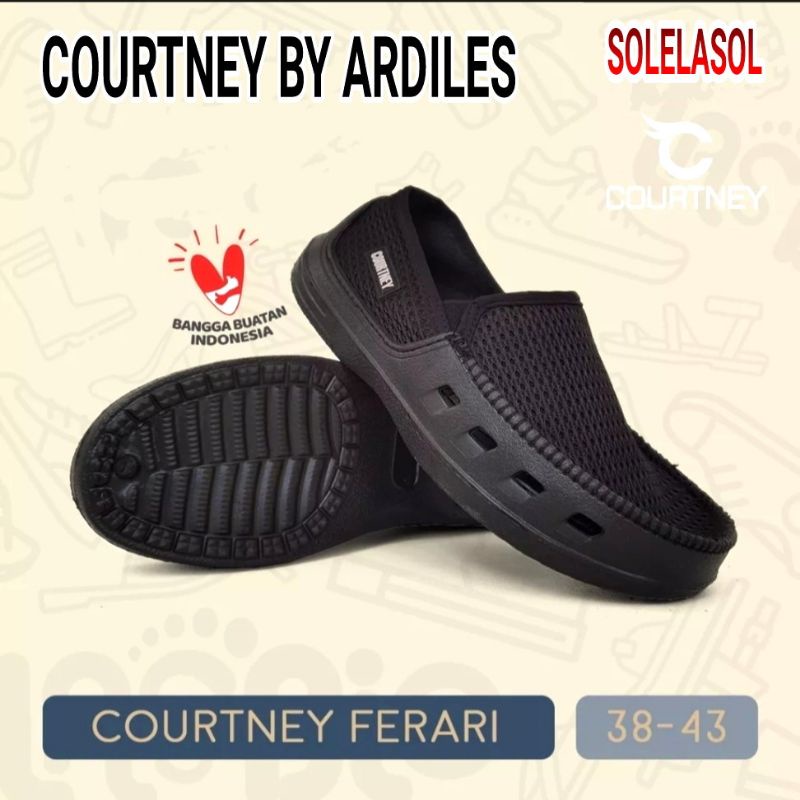 sepatu pria Ardiles Courtney / Mickelson slip on orginal trendy elegant Keren kekinian murah