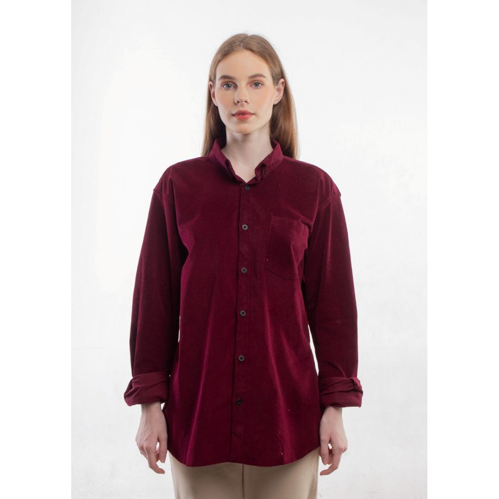 

Erigo Corduroy Shirt Bonzai Maroon