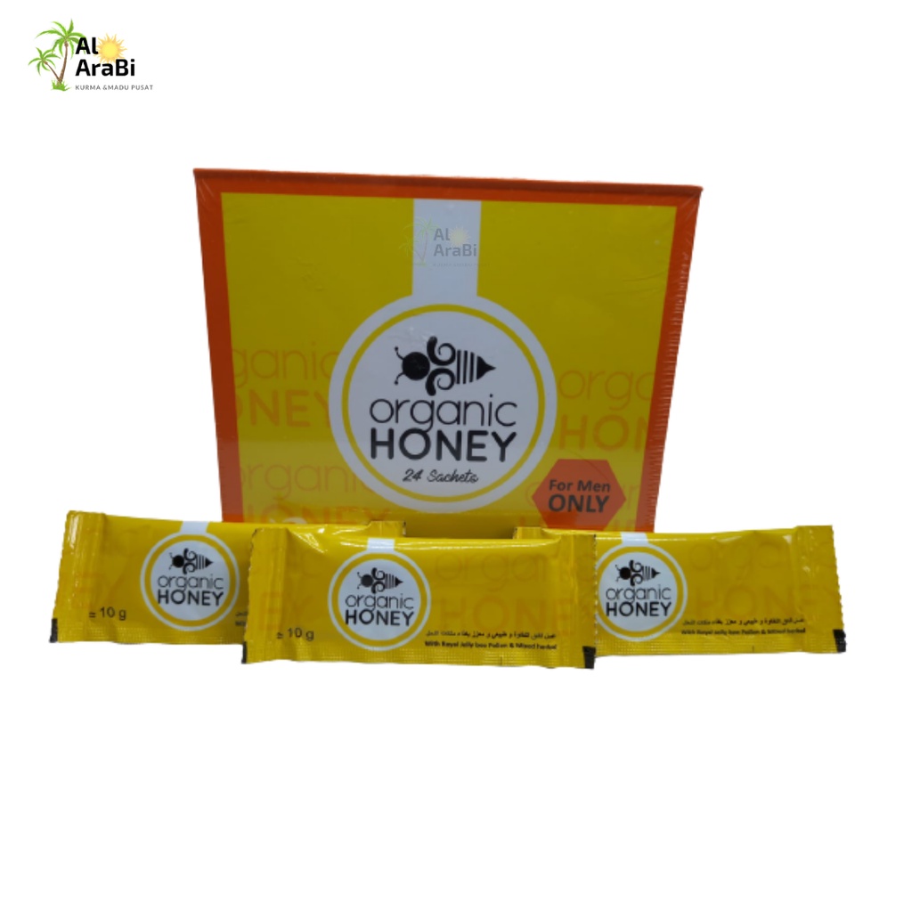 Madu organic Honey  | Madu Pria 1 sachet  | Madu khusus dewasa