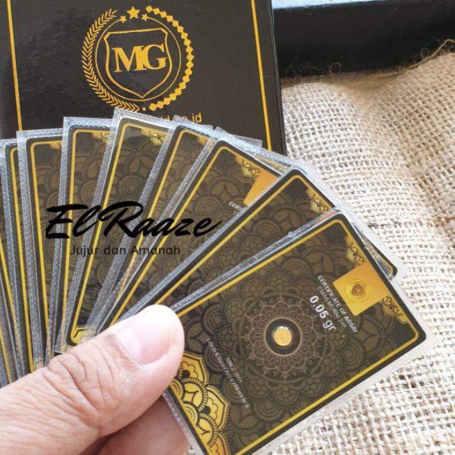 ❆ MINI GOLD 0.05 gram. Logam mulia 24k SARANA MENABUNG EMAS GARANSI BUYBACK, BISA TUKAR EMAS ANTAM ✻