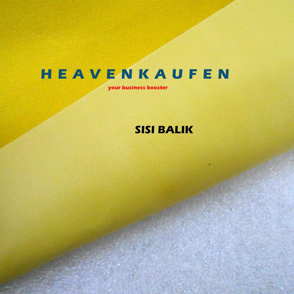 Bahan Kain Tas Polyester 300D Warna Kuning Harga Per Meter