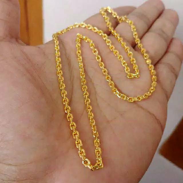 Rante Polos emas London LM 24k. Emas asli Kadar 999,9%.