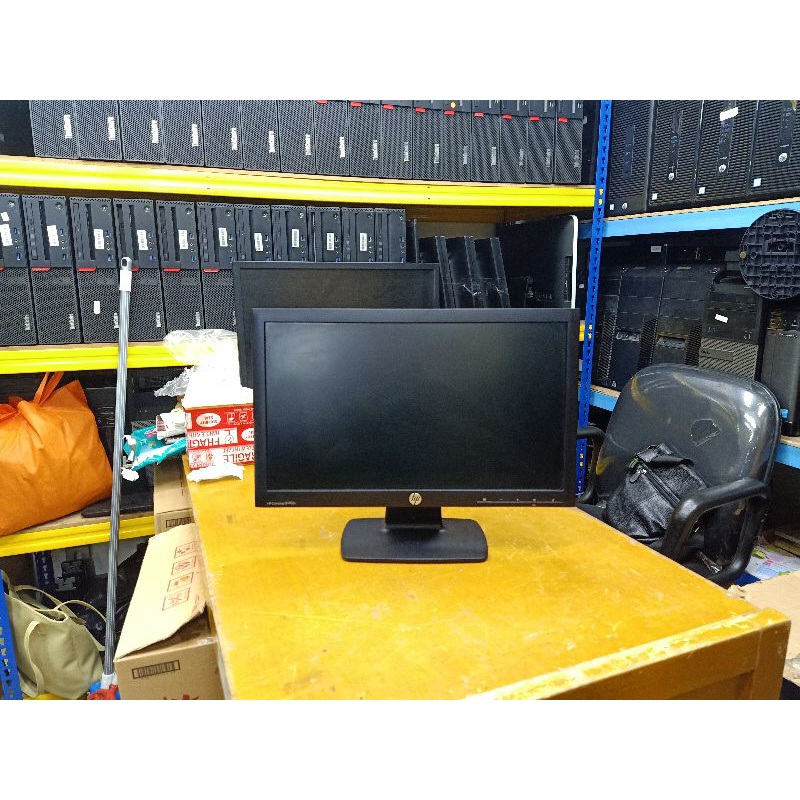 MONITOR LED HP 19 INCH WIDE BARANG MANTAP