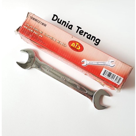 Kunci PAS ATS 19x21mm 19mm 21 mm - Kunci Buka 19mmx21mm - Konci Pas 19 - 21 - Double Open En