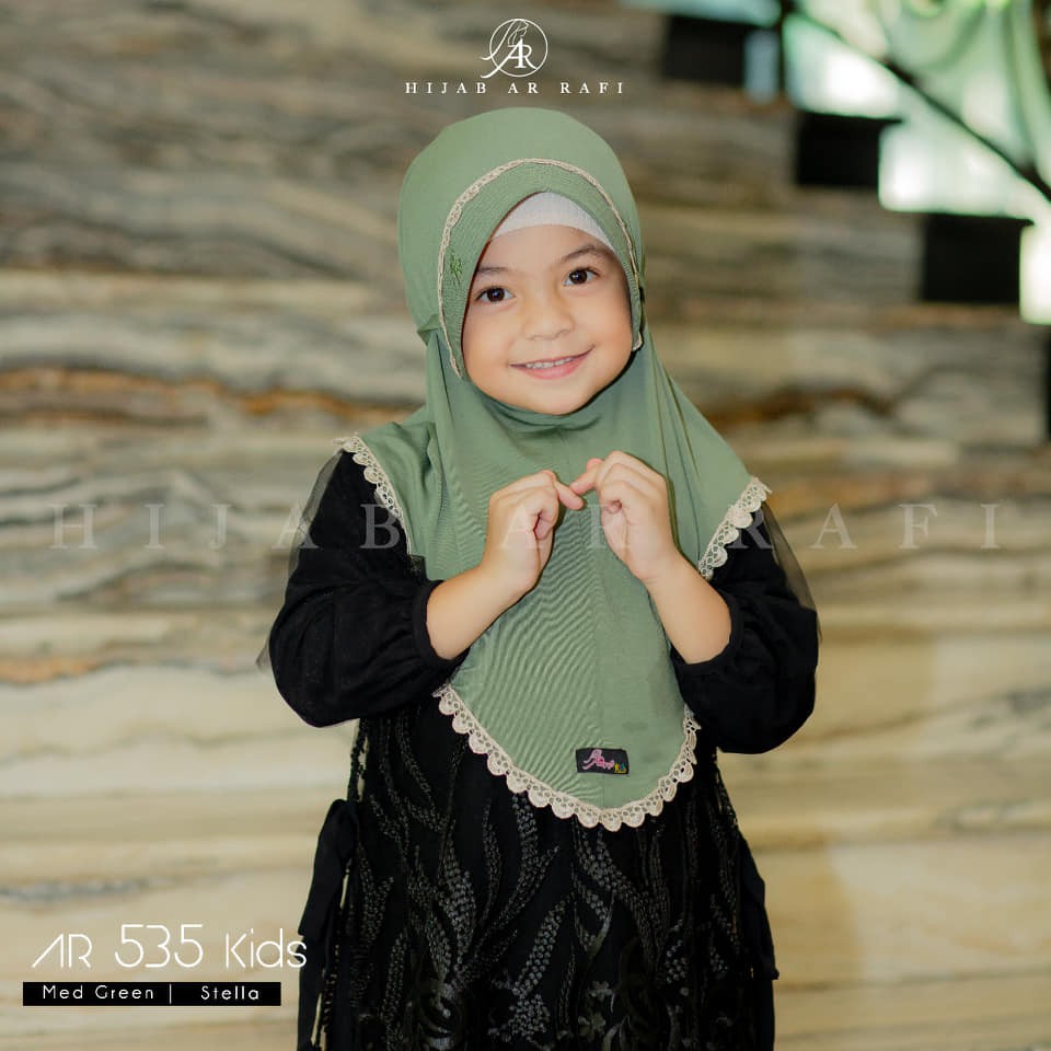 HIJAB ARRAFI AR 535 - HIJAB ANAK - KERUDUNG ANAK - JILBAB ANAK