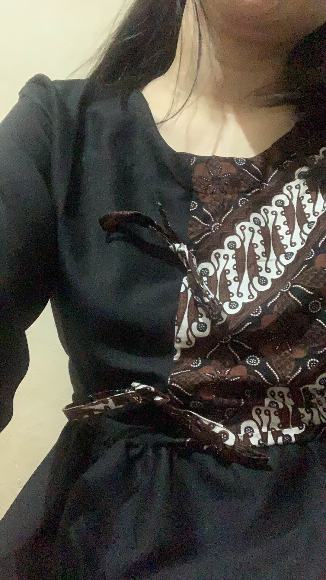 Tey-17 Batik Wanita Asj Sa Hrb026 Kenongo Kemeja Tosca Pendek