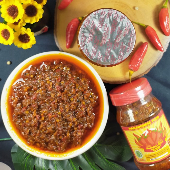 

SAMBAL IKAN ROA KHAS MANADO 300GR 250GRAM PEDAS