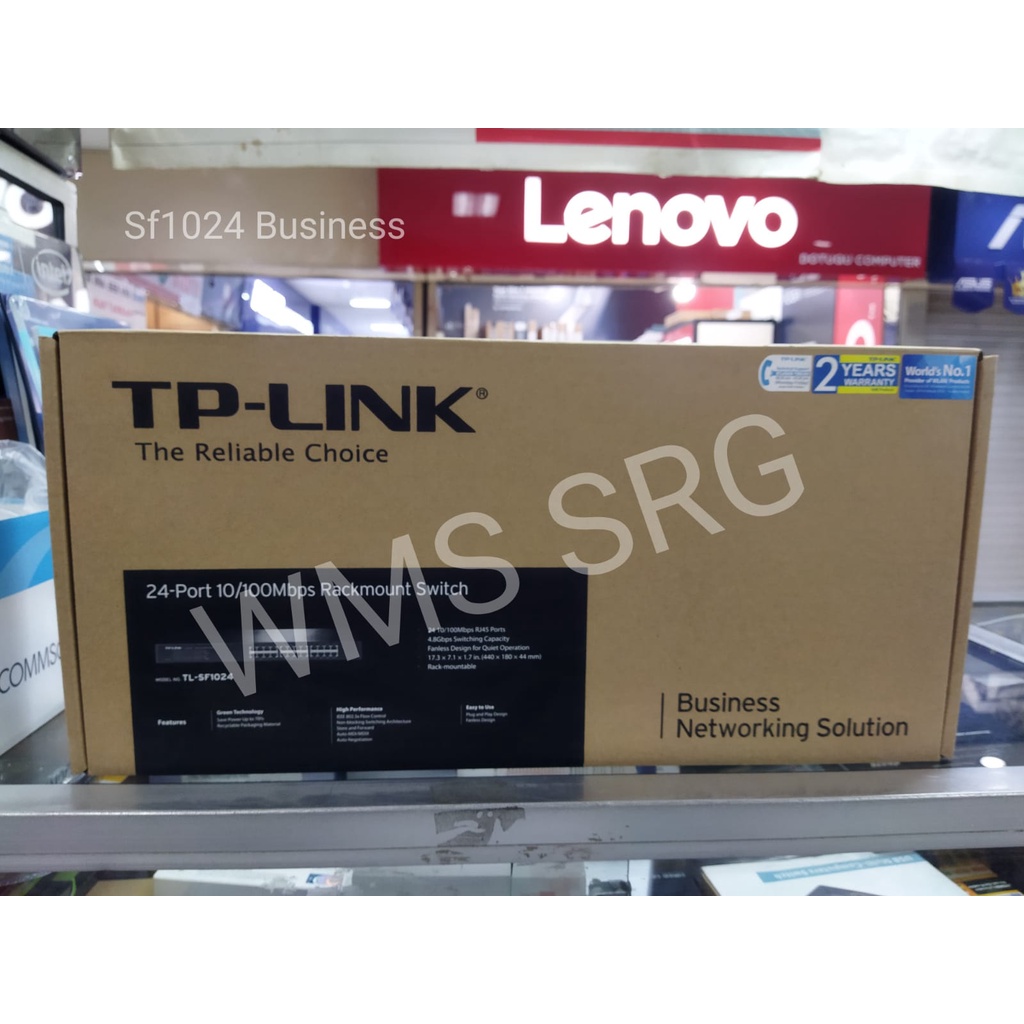 TPLINK SF1024 BUSINESS SWITCH HUB 24 PORT RACKMOUNT SWITCH