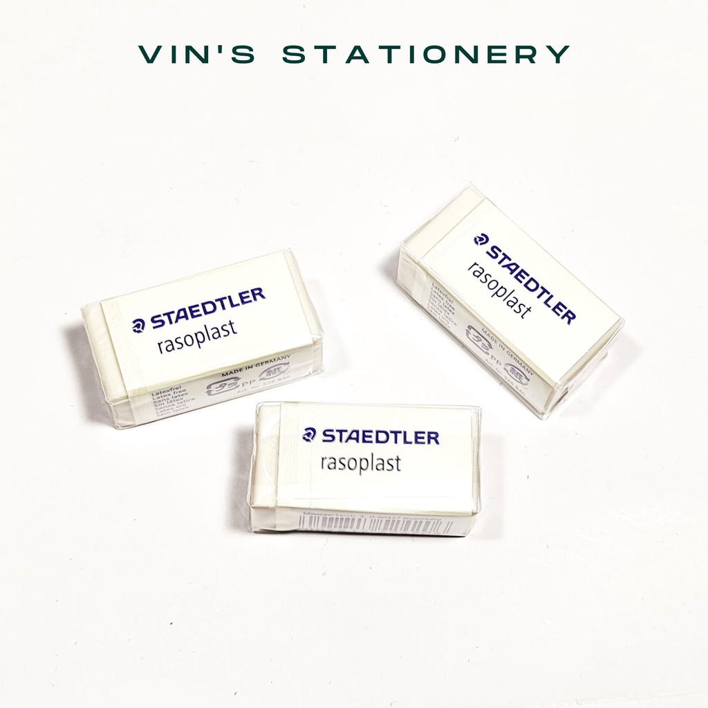 

ORIGINAL PENGHAPUS/ERASER/SETIP/STIP PENSIL STAEDTLER/STEDLER/STAEDLER 526-B40 PUTIH SS53
