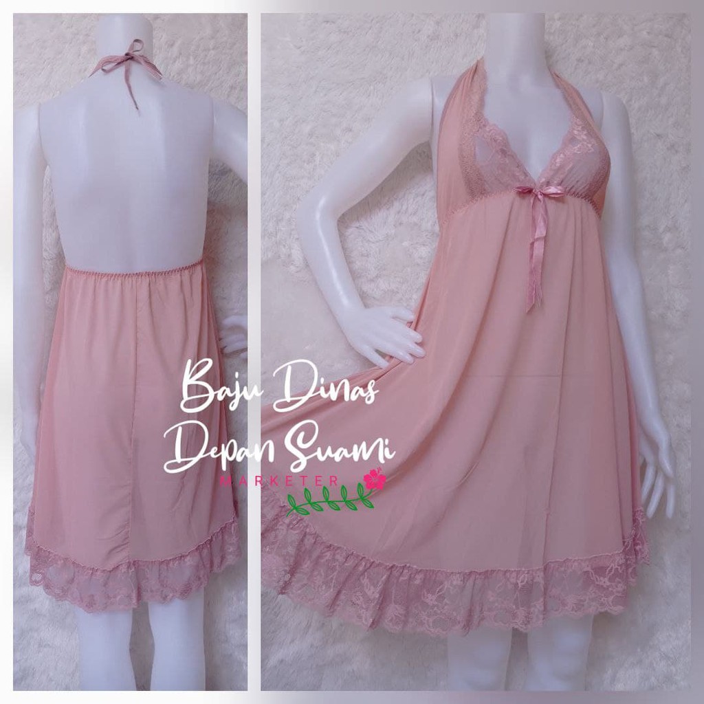 hot sexy lingerie nh 01 tali di leher / bdds murah / baju seksi