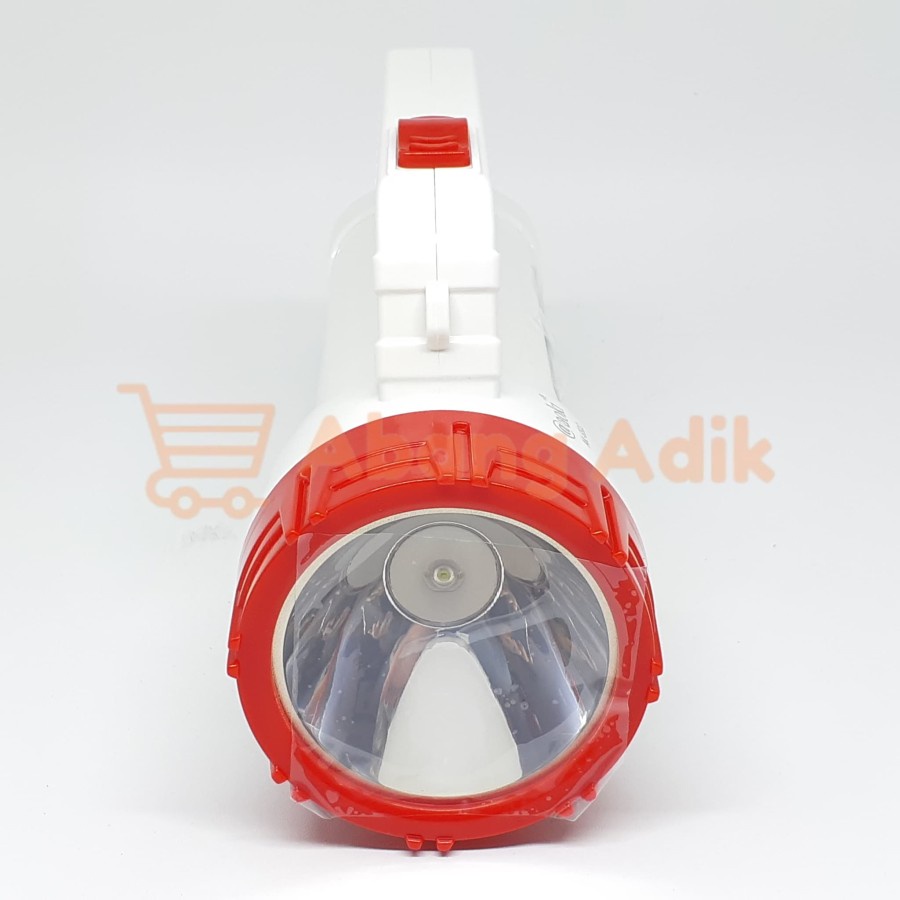 COD SENTER Aoki AK-6512 Senter tangan Sorot LED Lampu Emergency Darurat Cas