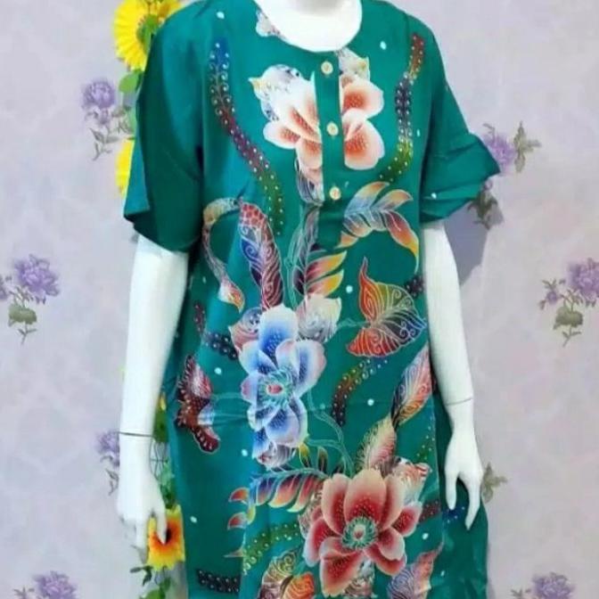 Daster Kencana Ungu Label Biru