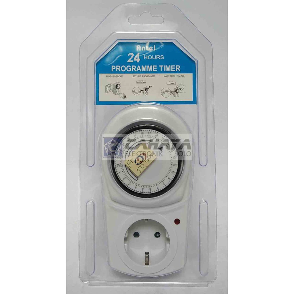 Timer Stop Kontak 24 Jam Hours Analog Switch Count Down