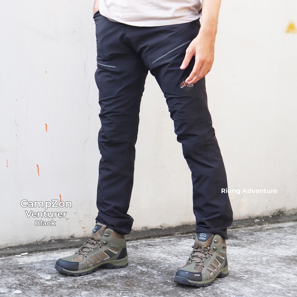 Celana Pria Panjang Gunung Outdoor Quickdry Campzon Venturer
