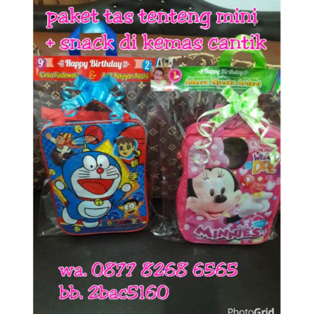 

Paket snack +tas tenteng