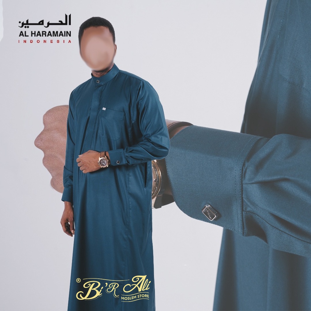 Jubah Haramain Woll Premium Manset Dewasa
