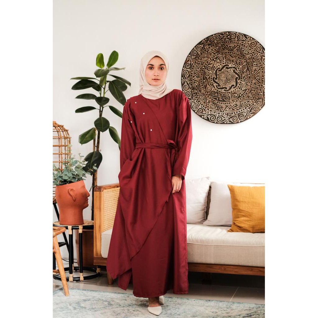 DISKON - YUANITA DRESS - FLOTTILICIOUS / DRES MURAH / GAMIS MURAH / DRES MUSLIM / GROSIR BAJU ONLINE