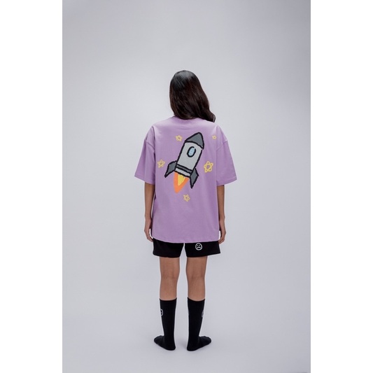 FAITH FADE CHILDHOOD MEMORIES - Rocket Oversized Tee (Lilac)