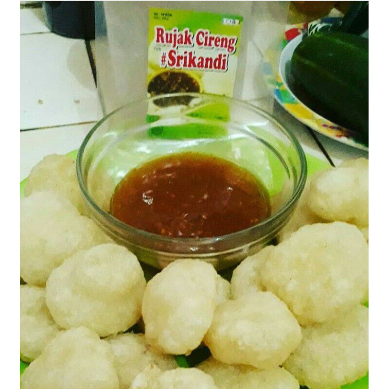 

Cireng original plus bumbu rujak isi 10 pcs