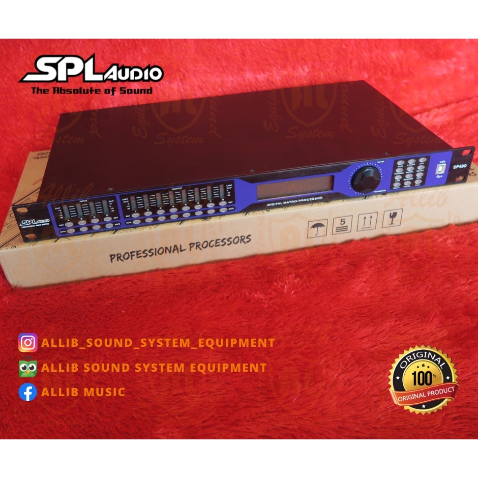 SPL AUDIO MANAGEMENT DLMS DP 480