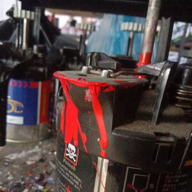 Cat PU VIVID RED / merah ferari 200ml