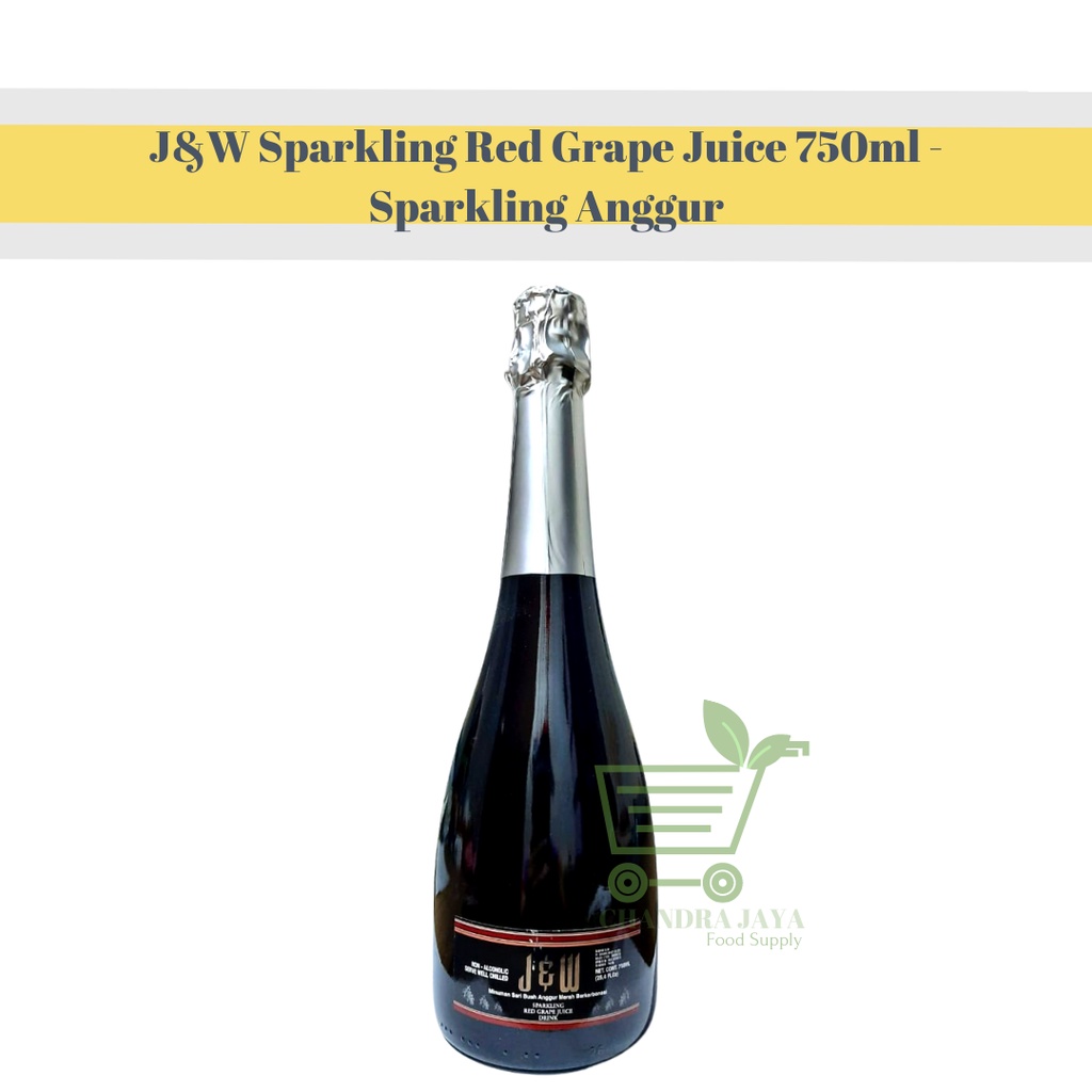 J&W Sparkling Red Grape Juice 750ml - Sparkling Anggur