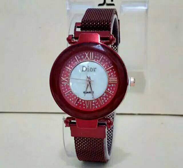 Jam Tangan Magnet Wanita Murah D*or Diamond Romawi