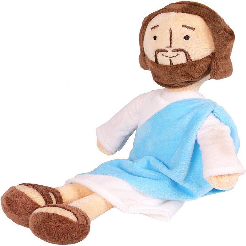 Boneka Jesus Bahan Plush Ukuran 32cm Untuk Dekorasi Natal