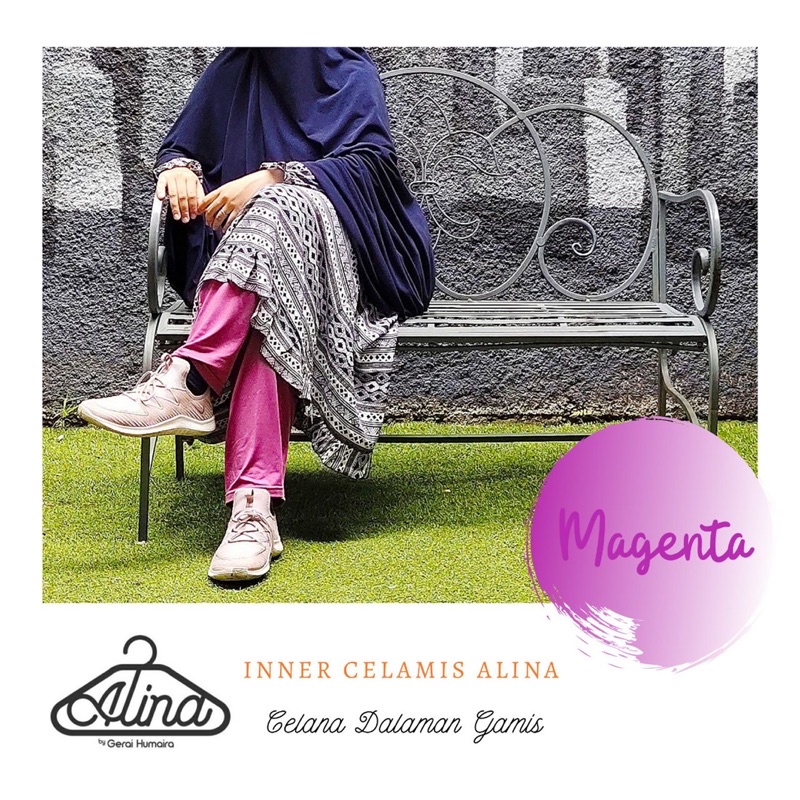 Celamis Alina Extra Jumbo Wanita Muslimah - Daleman Gamis Perempuan - Inner Pants Dalaman Panjang Jubah Cewek Nyaman Murah Adem