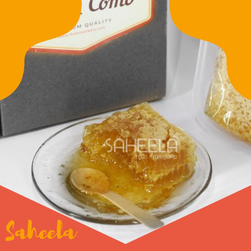 

[ORIGINAL] Sarang Madu Utuh Asli Saheela 250 gr Premium Melifera Murni 100%