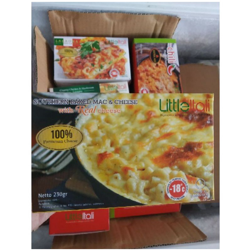 

Lasagna Southern Baked & Cheese Frozen Non MSG dan Pengawet Buatan Little Itali