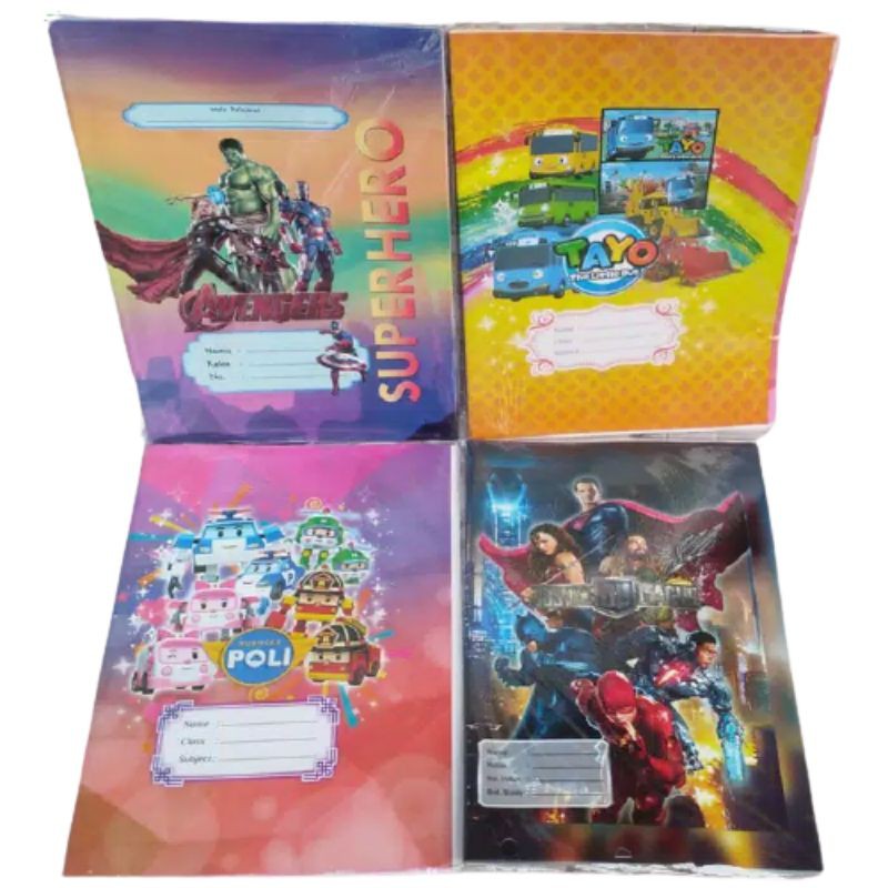 

Sampul Buku Tulis Ukuran Kwarto Katakter ( 20 Lembar )